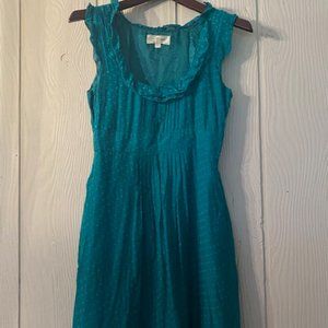 Anthropologie Mini Dress with Scoop Neck